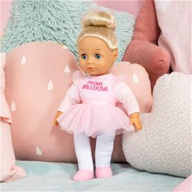 Anna Prima Ballerina dock 33 cm med mjuk kropp och sömniga ögon-4