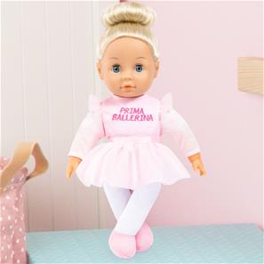 Anna Prima Ballerina dock 33 cm med mjuk kropp och sömniga ögon-6