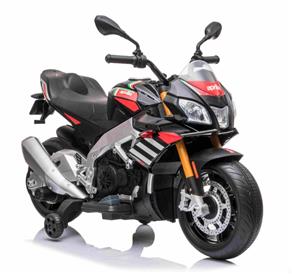 Aprilia Tuono V4 Motorcykel till Barn  12V med gummihjul-8