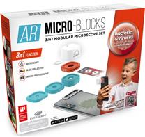 AR Micro-Blocks 3i1 modulärt mikroskopset bakterier och virus