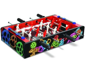 Arcade bordfotboll Neon med LED-ljus