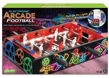 Arcade bordfotboll Neon med LED-ljus-2