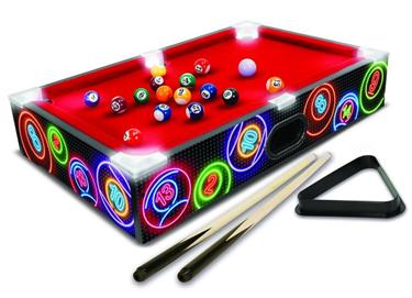 Arcade Pool Neon med LED-ljus