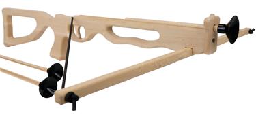 Armborst i altträ med 3 pilar 60 cm