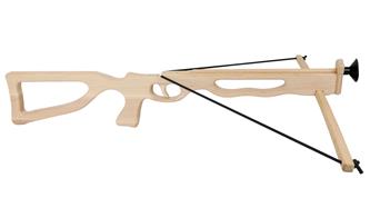 Armborst i altträ med 3 pilar 60 cm-3