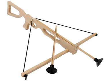 Armborst i altträ med 3 pilar 60 cm-4