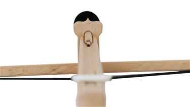 Armborst i altträ med 3 pilar 60 cm-5