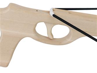 Armborst i altträ med 3 pilar 60 cm-6