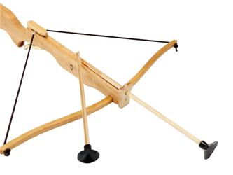 Armborst i oljat altträ med 3 pilar 57 cm-5