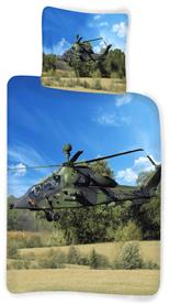 Arméhelikopter-sängkläder 140 x 200 cm – 100 % bomull