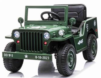 Army Classic Adventure EL-Bil till barn 12V m/4xmotor, 2.4G Fjärrkontroll