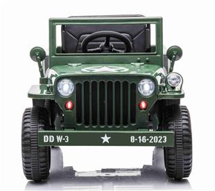 Army Classic Adventure EL-Bil till barn 12V m/4xmotor, 2.4G Fjärrkontroll-4