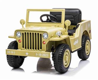 Army Classic Adventure EL-Bil till barn 12V m/4xmotor, 2.4G Fjärrkontroll