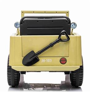 Army Classic Adventure EL-Bil till barn 12V m/4xmotor, 2.4G Fjärrkontroll-2