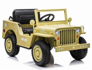 Army Classic Adventure EL-Bil till barn 12V m/4xmotor, 2.4G Fjärrkontroll-3