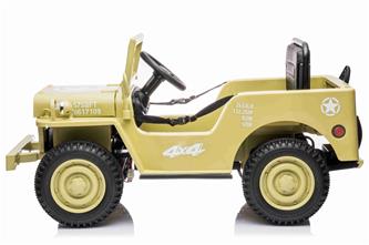 Army Classic Adventure EL-Bil till barn 12V m/4xmotor, 2.4G Fjärrkontroll-5