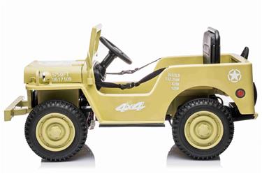 Army Classic Adventure EL-Bil till barn 12V m/4xmotor, 2.4G Fjärrkontroll-5