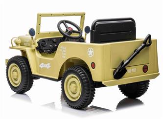 Army Classic Adventure EL-Bil till barn 12V m/4xmotor, 2.4G Fjärrkontroll-7