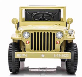 Army Classic Adventure EL-Bil till barn 12V m/4xmotor, 2.4G Fjärrkontroll-8