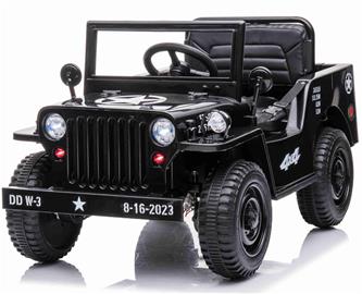 Army Classic Adventure EL-Bil till barn 12V m/4xmotor, 2.4G Fjärrkontroll