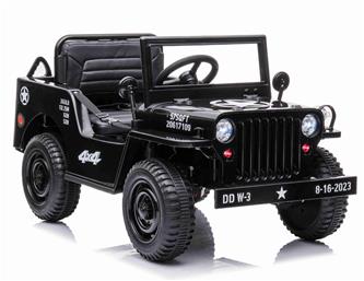 Army Classic Adventure EL-Bil till barn 12V m/4xmotor, 2.4G Fjärrkontroll-4