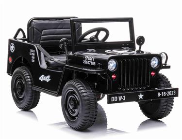 Army Classic Adventure EL-Bil till barn 12V m/4xmotor, 2.4G Fjärrkontroll-4