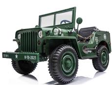 Army Classic Adventure XXL m. 3 säten + 4x24V Motor + Gummihjul