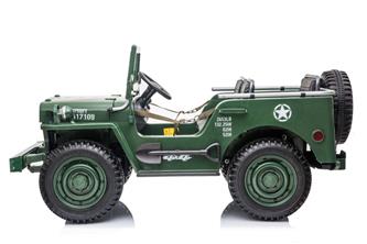 Army Classic Adventure XXL m. 3 säten + 4x24V Motor + Gummihjul-2