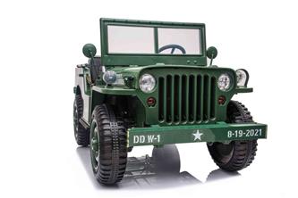 Army Classic Adventure XXL m. 3 säten + 4x24V Motor + Gummihjul-4