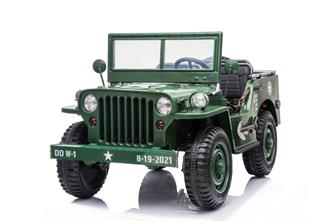 Army Classic Adventure XXL m. 3 säten + 4x24V Motor + Gummihjul-5