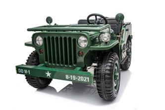 Army Classic Adventure XXL m. 3 säten + 4x24V Motor + Gummihjul-7