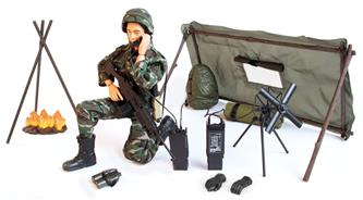 Artillerist Army Actionfigur Delux Paket 30,5cm