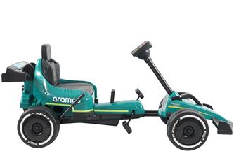 Aston Martin Aramco Pedal Gokart till barn-4