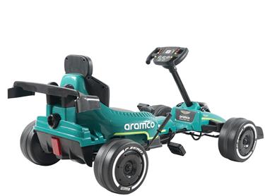 Aston Martin Aramco Pedal Gokart till barn-6