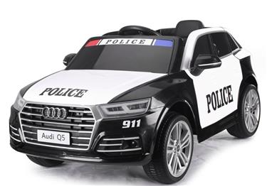 Audi Q5 Polisbil elbil till Barn 12V m. 2.4G+lädersäte, Gummihjul