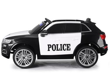 Audi Q5 Polisbil elbil till Barn 12V m. 2.4G+lädersäte, Gummihjul-2