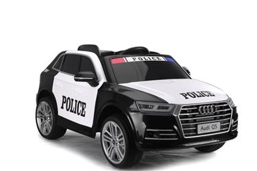Audi Q5 Polisbil elbil till Barn 12V m. 2.4G+lädersäte, Gummihjul-4