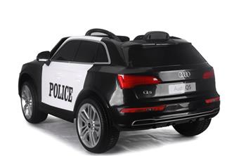 Audi Q5 Polisbil elbil till Barn 12V m. 2.4G+lädersäte, Gummihjul-6