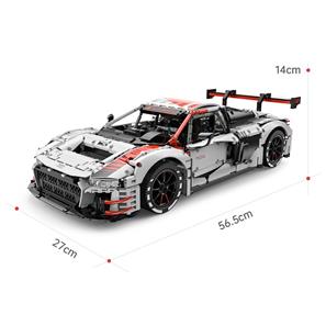Audi R8 LMS GT3 Byggblock Bil 1:8 (Från 14 år)-8