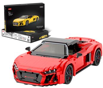 AUDI R8 Spyder Byggblock Bil 1:14 (Från 8 år)