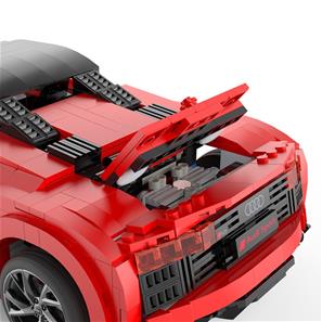 AUDI R8 Spyder Byggblock Bil 1:14 (Från 8 år)-4