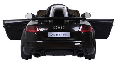 Audi TT RS El Bil till Barn 12V  m/2.4G Fjärrkontroll, Svart-4