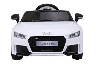 Audi TT RS EL-Bil till barn 12V m/2.4G Fjärrkontroll,  vit-4