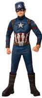 Avengers ENDGAME Captain America Deluxe Barndräkt