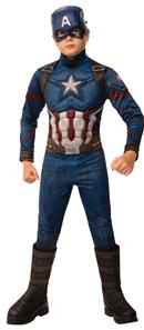 Avengers ENDGAME Captain America Deluxe Barndräkt