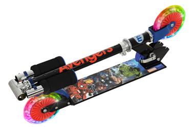 Avengers Fällbart sparkcykel med Ljusande Hjul-4