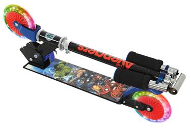 Avengers Fällbart sparkcykel med Ljusande Hjul-9