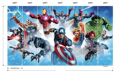 Avengers Konst Galleri Tapet 320 x 183 cm-3