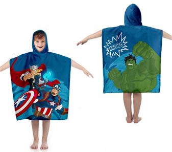 Avengers  Poncho badhandduk med huva - 100 procent bomull