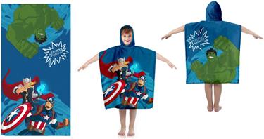 Avengers  Poncho badhandduk med huva - 100 procent bomull-2
